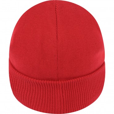 Logo Jersey Winter Cap in Red