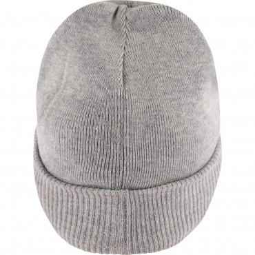 Logo Jersey Winter Cap in Grey