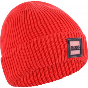 Logo Winter Cap in Red