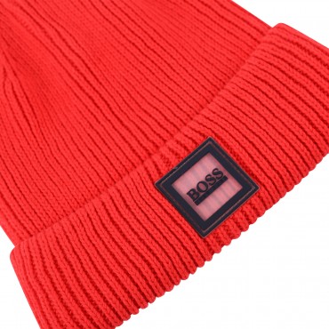 Logo Winter Cap in Red