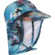 Ocean Living Cap with Neck Flap in Blue