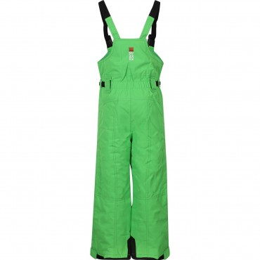 Logo Ski Dungarees in Green