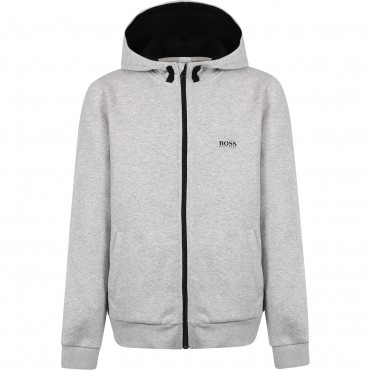 Logo Stripes Detailing Tracksuit in Grey